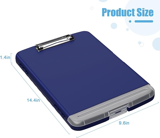 Hongri Clipboard with Storage with Pen Holder, Folder Nursing Clip Board 8.5 x - Image 4