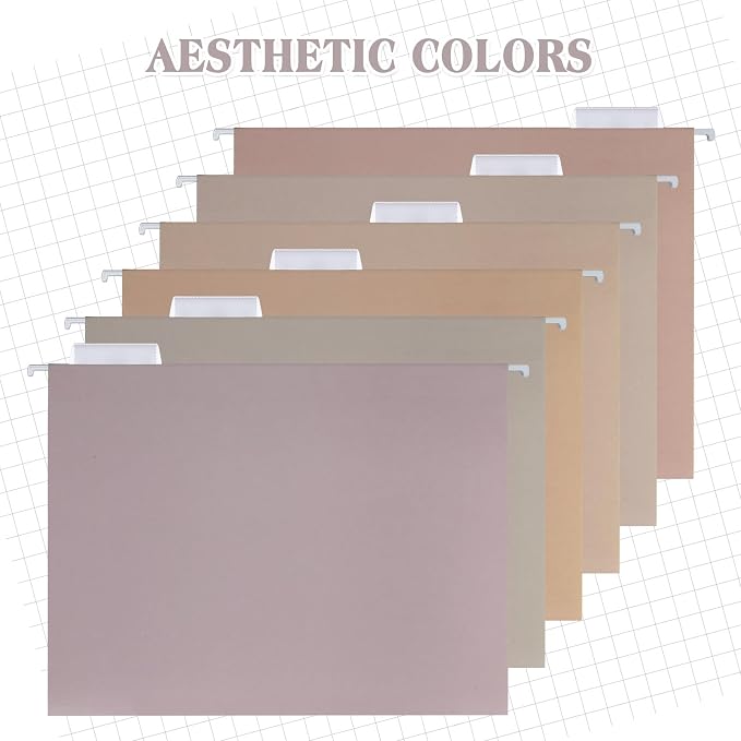 12 Pack Decorative Hanging File Folders, Letter Size - Image 5