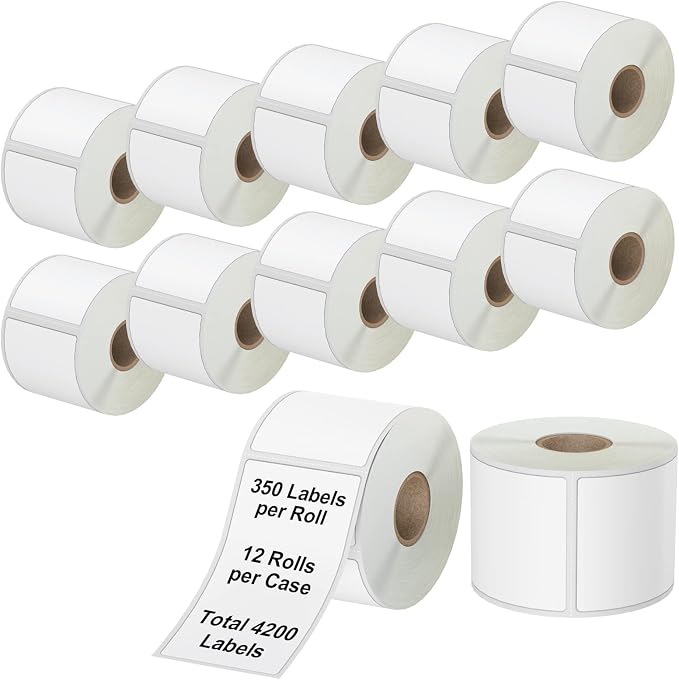 4200 Pcs 2.25" x 4" 3-Proof Direct Thermal Shipping Labels Compatible by LabelChoice