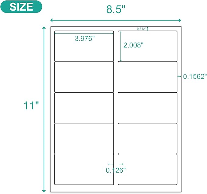MFLABEL 2"x4" Shipping Labels - Image 2