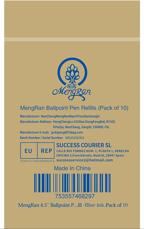 MengRan 4.5'' Ballpoint Ink Pen Refills - Image 4
