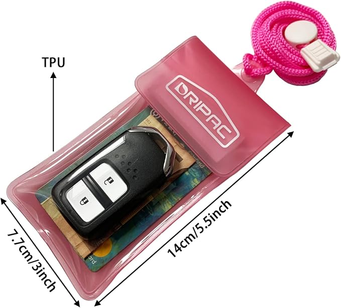 DRIPAC Waterproof Car Key FOB Case Waterproof Wallet Waterproof Holder Pouch - Image 3