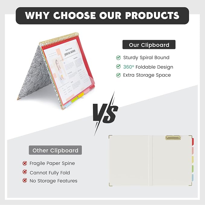 EYROZILL Clipboard with Storage, Clipboards - Image 7