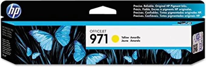 HP 971 | PageWide Cartridge | Yellow | Works with HP OfficeJet Pro X451, X476, X551, X576 | CN624AM-DeskLoop Office