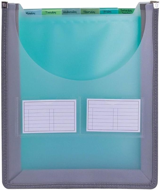 C-Line 7-Pocket Vertical Expanding Backpack Organizer File, 1 File, Color May - Image 4