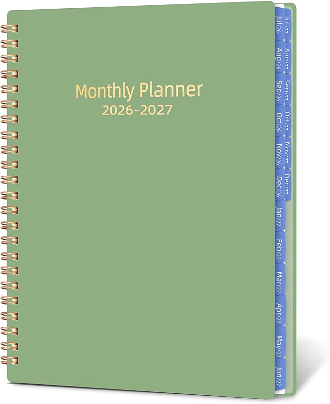 2026 Monthly Planner, 18 Months Agenda Planner from Jul 2026-Dec 2027, Calendar by XAOWON