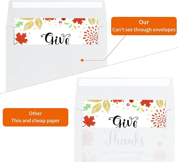 A9 Invitation Envelopes 50 Pack White 5 3/4 x 8 3/4 Inches Self Seal Printable - Image 5