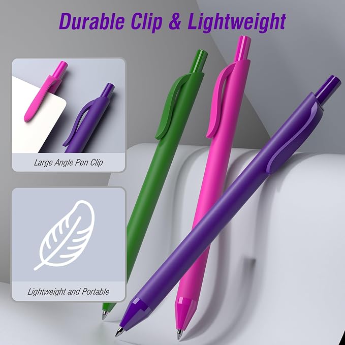 50 Pack Purple Ink Pens - Image 3