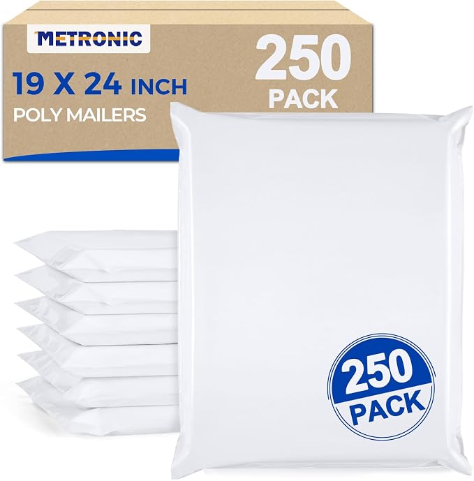 Metronic Poly Mailers 19x24 Inch 250pcs Shipping Bags by METRONIC
