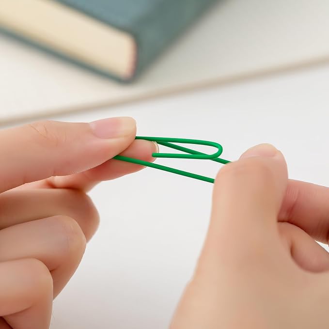 Paper Clips Colorful, Durable and Rustproof, Large Great - Image 5