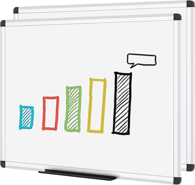 VIZ-PRO Magnetic Whiteboard/Dry Erase Board, 40 X 30 Inches by VIZ-PRO