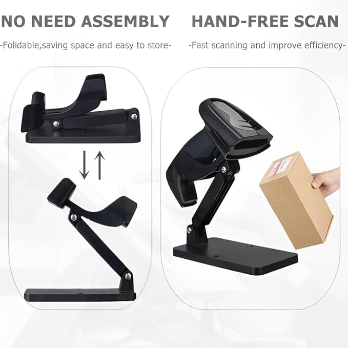 Universal Scanner Holder, Adjustable Barcode Scanner Stand, No Assembly Barcode - Image 3