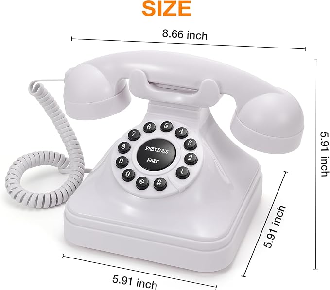 Rotkfst Guest Book Audio Wedding Phone, Record Voice Messages, Retro Guest Book - Image 7