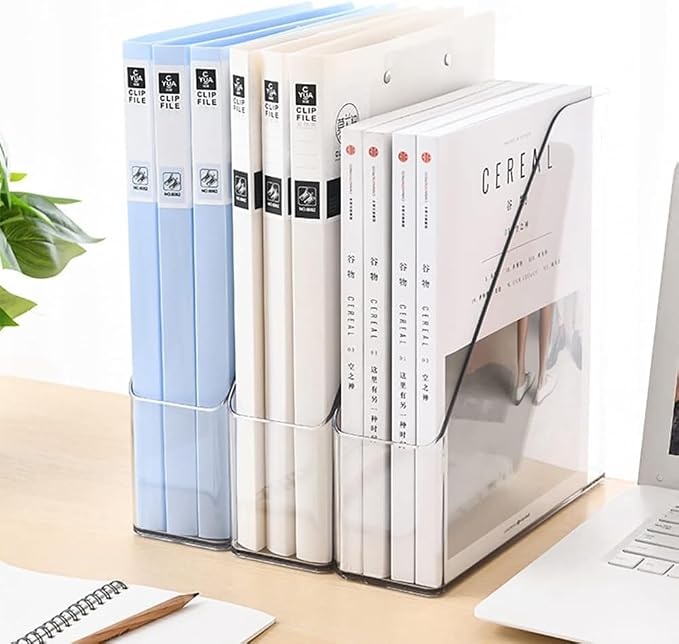 Magazine Holder, Desktop File Magazine Book Storage Shelf - Image 6