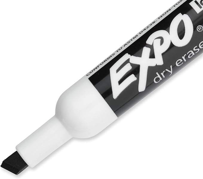 EXPO Low Odor Dry Erase Markers, Chisel Tip - Image 4