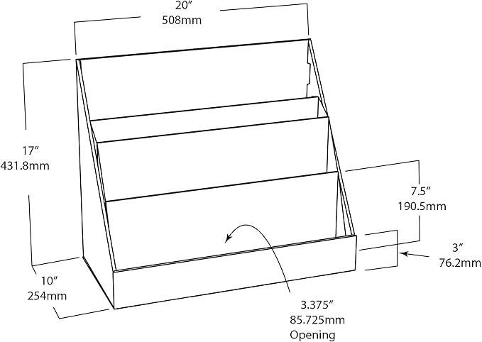 Classroom Keepers Sturdy Cardboard Book Shelf, 1 Unit - Image 3