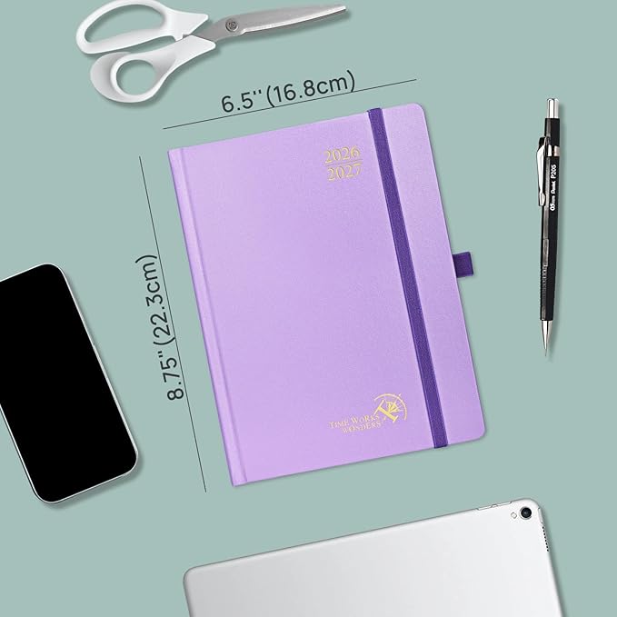 POPRUN 2026-2027 Academic Planner, 6.5" x 8.75", Weekly and Monthly Calendar - Image 2