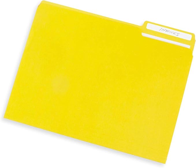 File Folder, 1/3 Cut Tab, Letter Size, 100 Per Box - Image 4