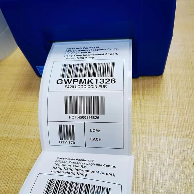 4" x 6" Direct Thermal Labels Roll, 450 Labels/Roll, Elton Printers - Image 4