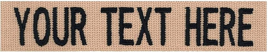 Northern Safari Custom Uniform Name Tapes Solid Colors. Coyote Tan Webbing by NORTHERNSAFARI