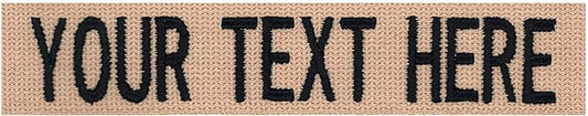 Northern Safari Custom Uniform Name Tapes Solid Colors. Coyote Tan Webbing by NORTHERNSAFARI