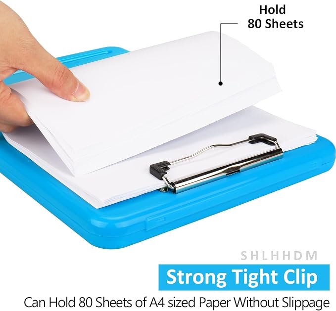 Clipboard with Storage, Storage Clipboard with Clip, Clipboards Foldable - Image 3