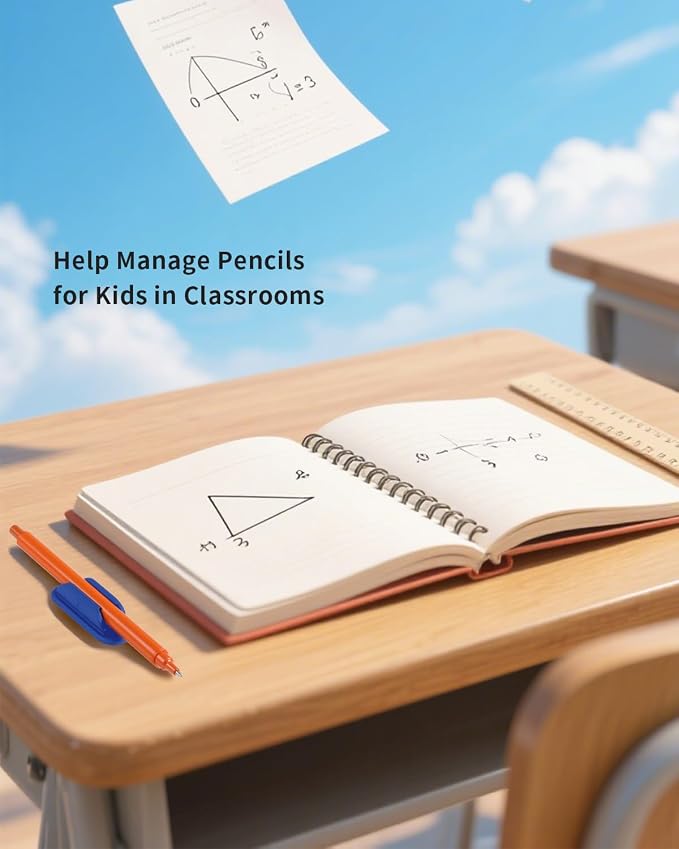 Tiizze Adhesive Pencil Holders for Desk Set of 10 - Image 4