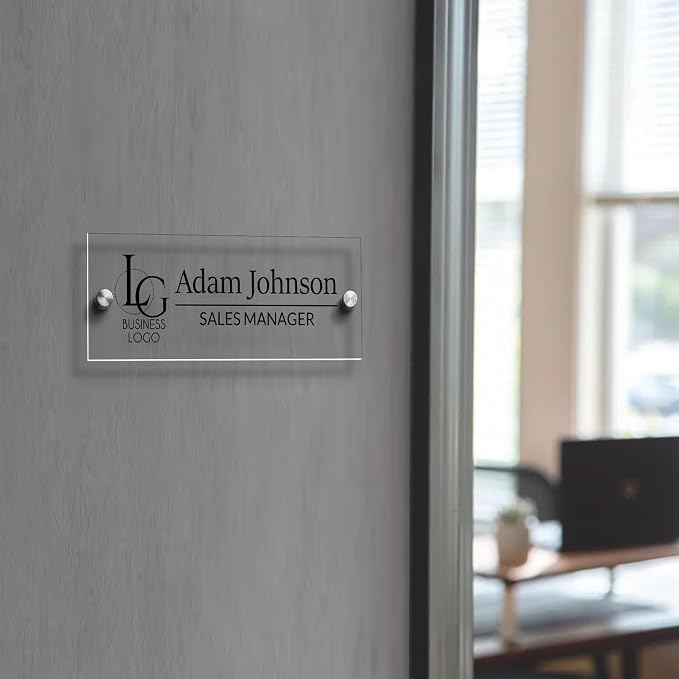 Custom Name Plates for Doors Personalized Wall Name Signs Office Workspace - Image 6
