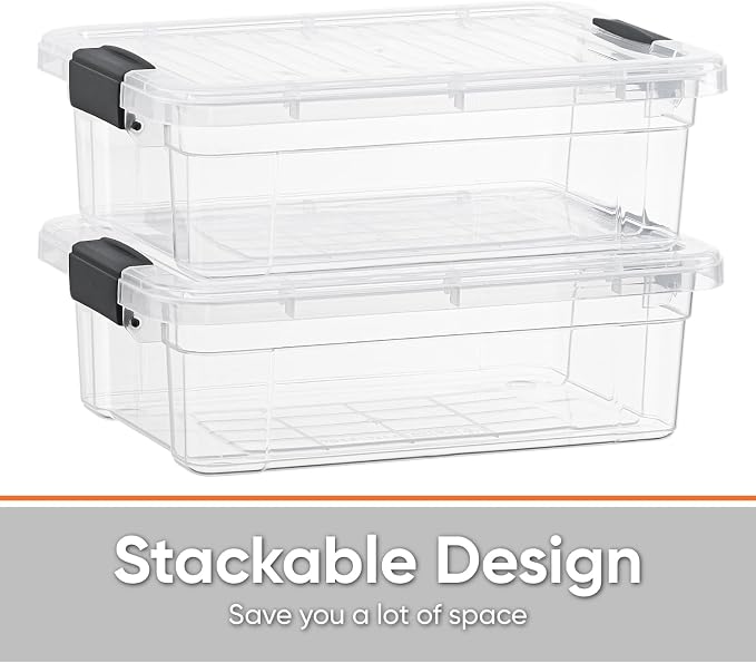 Superio Clear Storage Boxes - Image 3