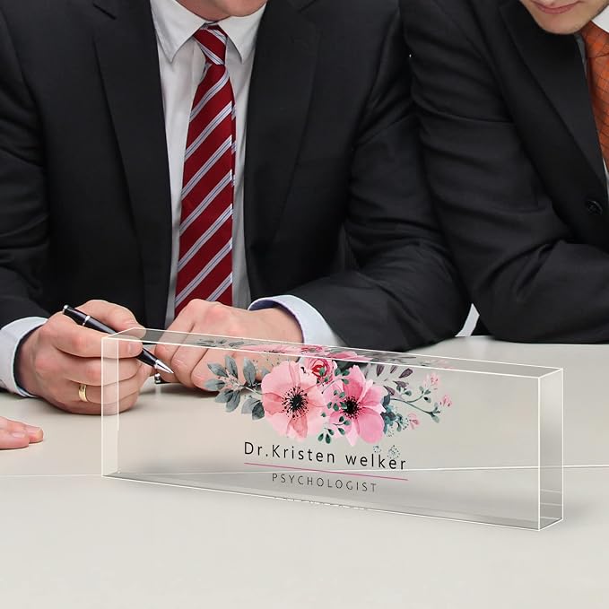Desk Name Plate Personalized, Custom Name Plates - Image 7