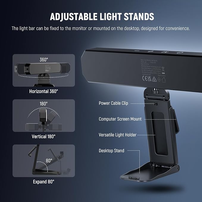 NEEWER Basics 6W Monitor Light Bar - Image 7
