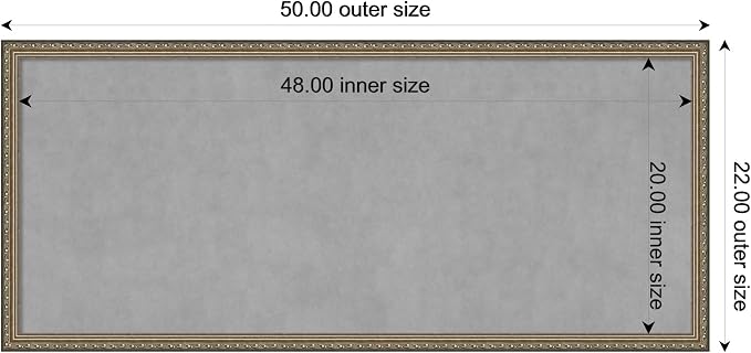 Amanti Art Silver Framed Magnetic Board 22x50 Oversize Vision Board - Image 4