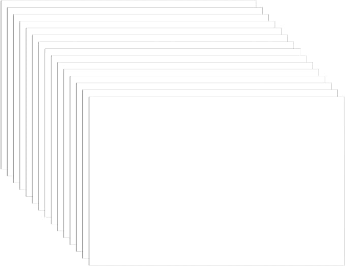 Guakicae 150 Sheets White Cardstock 4 x 6 Scrapbooking Paper, 300gsm/110lb by Guakicae