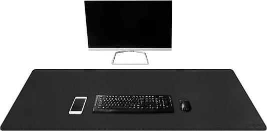 Mydours Extra Long PU Leather Desk Mat, 43.3" x 15.7", Waterproof Surface by Mydours