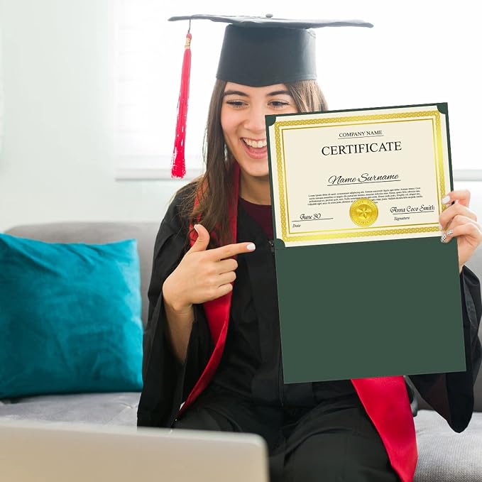 150 Pcs Certificate Kit Include 50 Certificates Holders 50 Certificate Paper 50 - Image 6