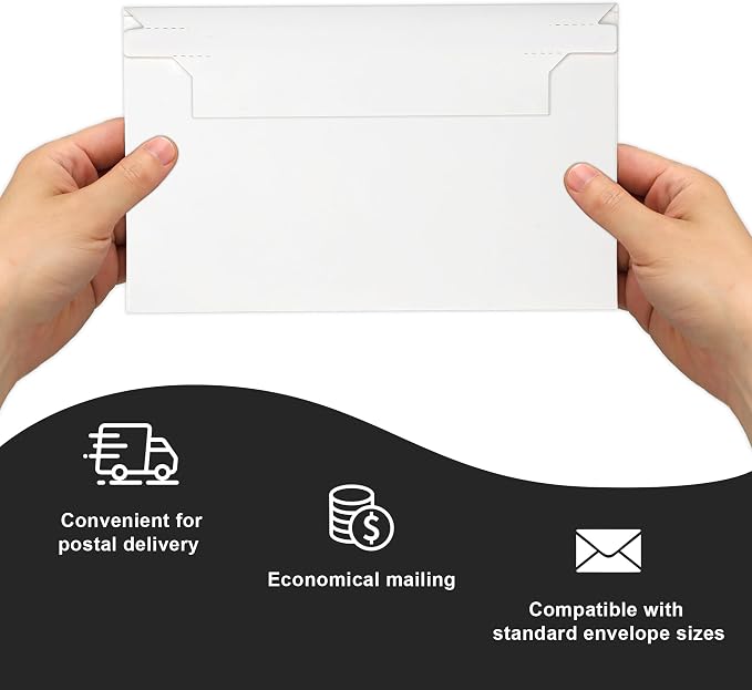 200 Pack Trading Card Envelopes, 7 x 4.35 Inches Self-Adhesive Card Mailers - Image 8