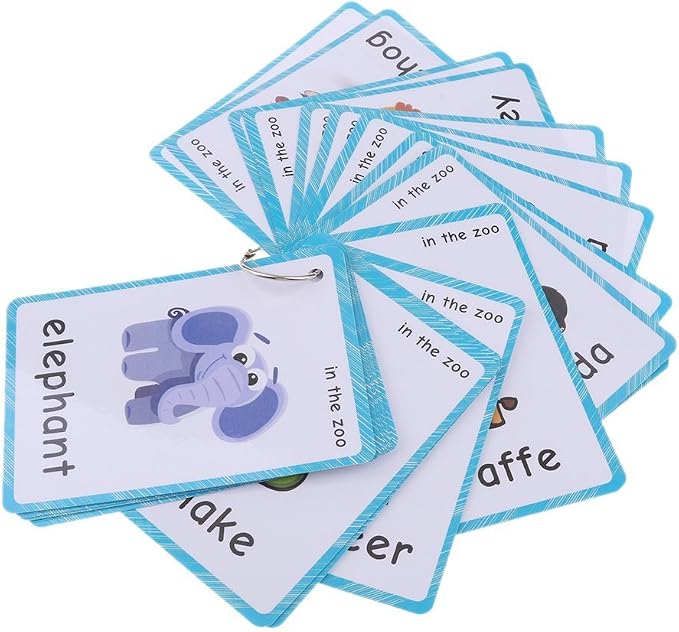 32 pcs Wild Animals Flashcards for Kids | Learning Cards & Montessori Pocket - Image 6