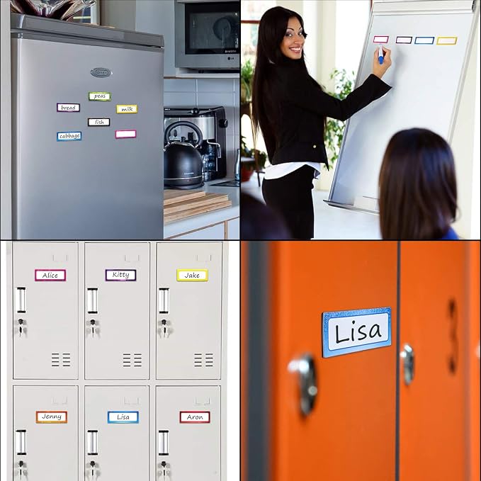 Fancy Land Dry Erase Magnetic Labels Magnetic Name Tags Magnetic Name Plates - Image 7