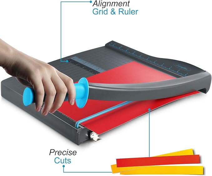 Swingline Guillotine Paper Cutter Heavy Duty, 12 Inch Paper Cutting Board - Image 3