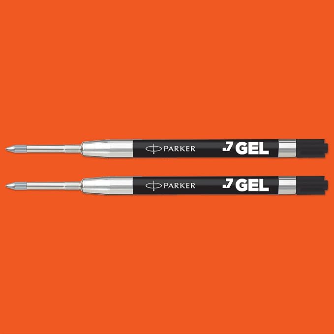 Parker Jotter Originals Gel Pen Refills | Smooth Black Gel Ink Refills | Medium - Image 2