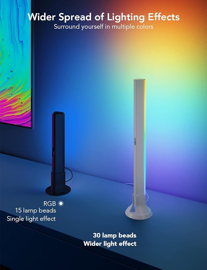 Govee RGBIC Light Bars, 15 Inches WiFi TV Backlight Suitable - Image 3