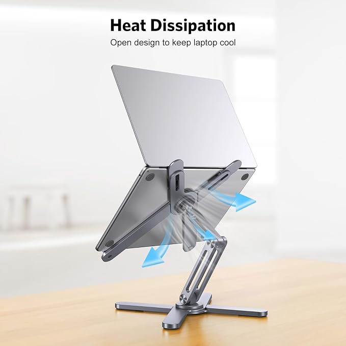 OMOTON 360° Rotating Laptop Stand Riser - Image 9