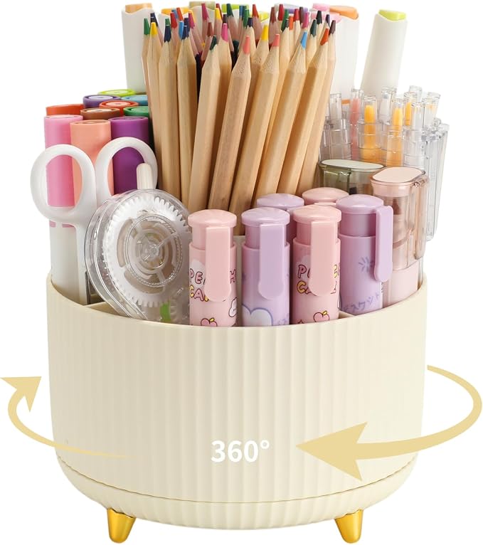 Camelmother 360°Rotating Pen&Pencil Holder by Camelmother