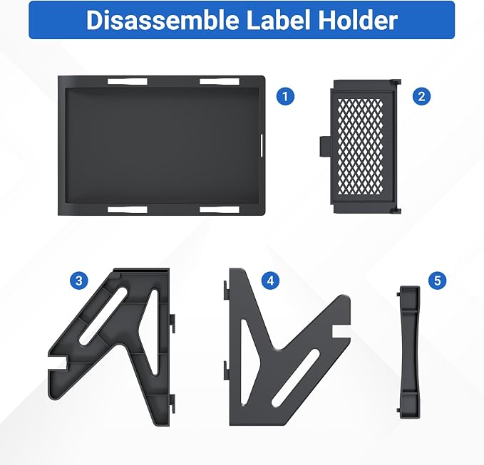 Shipping Label Holder for Rolls and Fan-Fold Labels | accessory for label - Image 5
