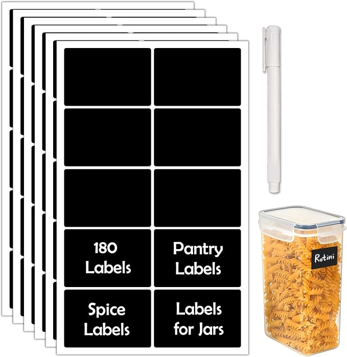 JIEHENG 180Pcs Chalkboard Labels by JIEHENG