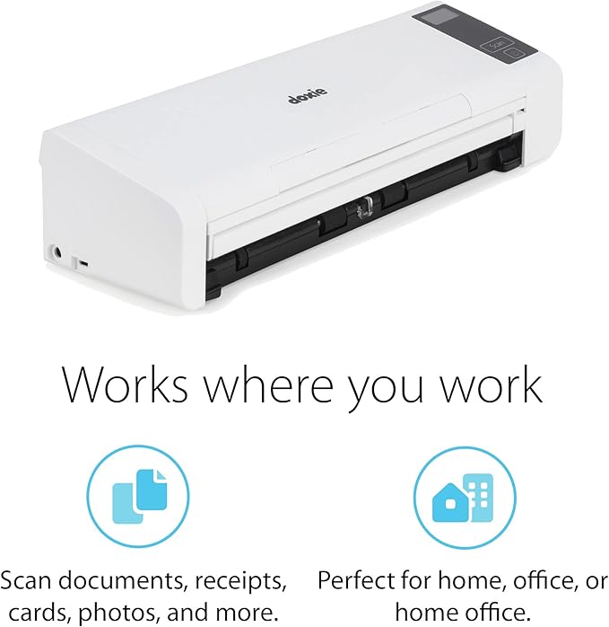 Doxie Pro DX400 - Duplex Document Scanner and Receipt Scanner for Home and Office with Amazing Software for Mac and PC-DeskLoop Office