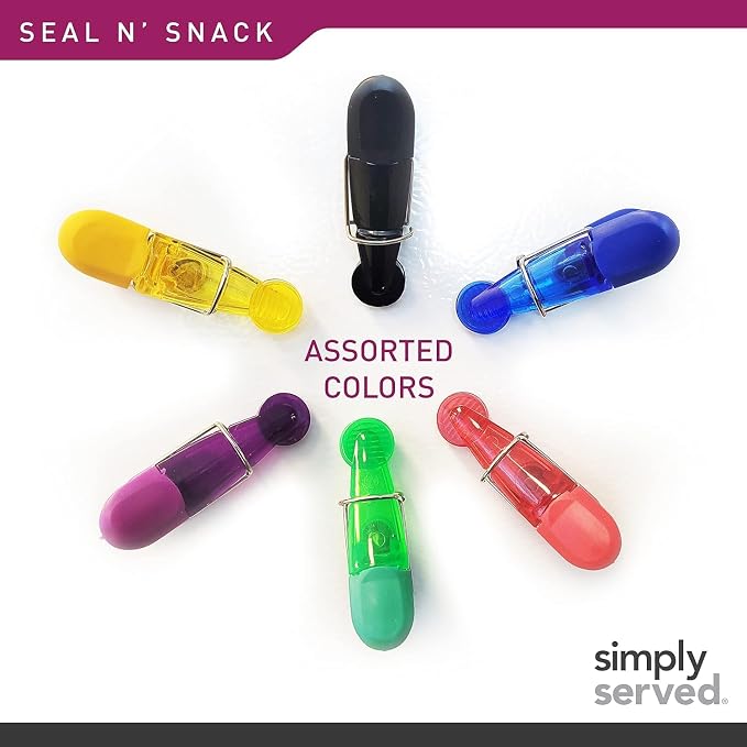 Seal N Snack Magnetic Chip Clips, Keep Pantry Foods Fresh - Image 5