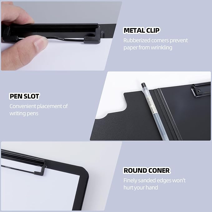 FRETONBA Clipboard Folder, A4 Foldable Clipboard - Image 6