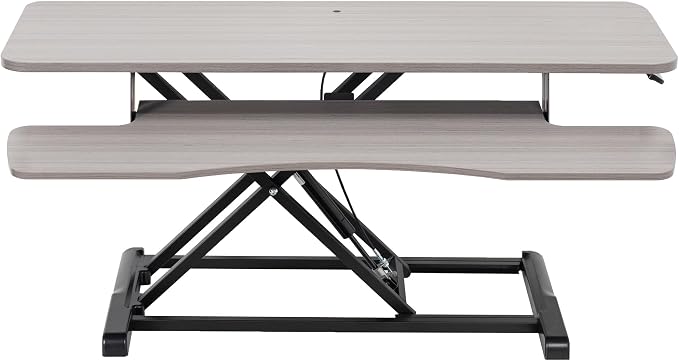 VIVO 36 inch Desk Converter, K Series, Height Adjustable Sit to Stand Riser by VIVO