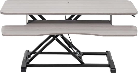 VIVO 36 inch Desk Converter, K Series, Height Adjustable Sit to Stand Riser by VIVO